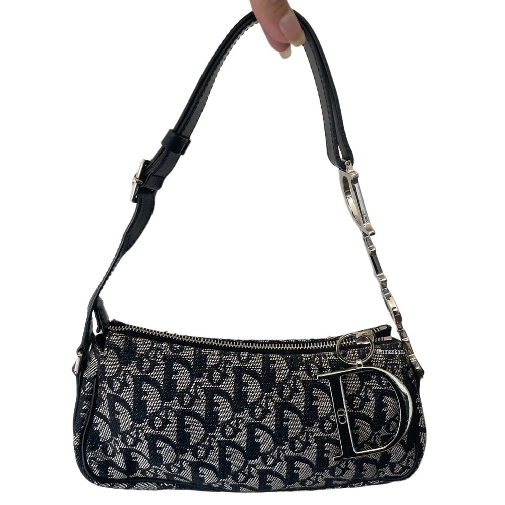 |SOLD| Authentic Christian Dior Charm Trotter Diorissimo Monogram Shoulder Bag